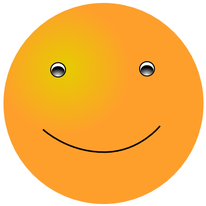 Download free orange face smiley smile icon